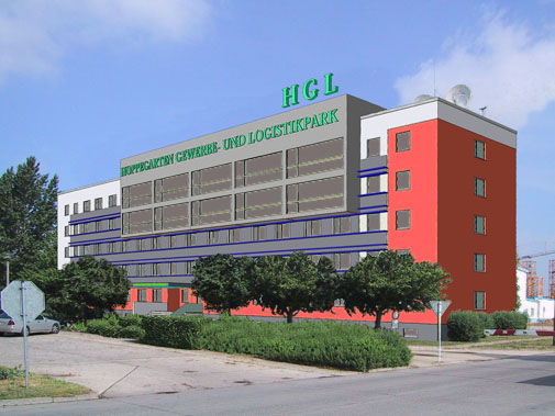 Hoppegarten Gewerbe- und Logistikpark - Umgestaltungsvorschlag Verwaltungsgebäude Hoppegarten